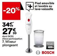 Promotions Mixeur plongeant bosch msm24100 - Bosch - Valide de 21/05/2024 à 17/06/2024 chez But