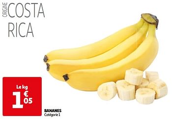 Promoties Bananes - Huismerk - Auchan - Geldig van 23/05/2024 tot 26/05/2024 bij Auchan