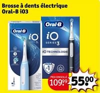Promotions Brosse à dents électrique oral-b i03 - Oral-B - Valide de 21/05/2024 à 26/05/2024 chez Kruidvat