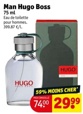 Promotions Man hugo boss edt - Hugo Boss - Valide de 21/05/2024 à 26/05/2024 chez Kruidvat