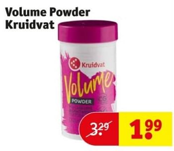 Promotions Volume powder kruidvat - Produit maison - Kruidvat - Valide de 21/05/2024 à 26/05/2024 chez Kruidvat
