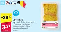 Promotions Cordon bleu - Produit maison - Aldi - Valide de 27/05/2024 à 01/06/2024 chez Aldi