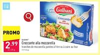 Promotions Croccante alla mozzarella - Galbani - Valide de 31/05/2024 à 02/06/2024 chez Aldi