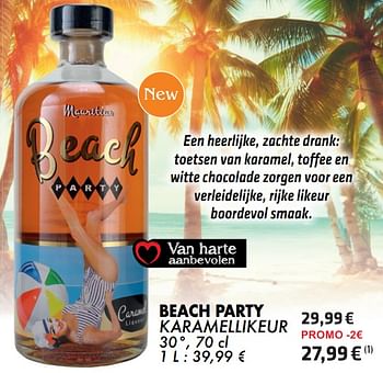 Promoties Beach party karamellikeur - Beach - Geldig van 21/05/2024 tot 10/06/2024 bij Cora