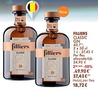Promoties Filliers classic gin - Filliers - Geldig van 21/05/2024 tot 10/06/2024 bij Cora