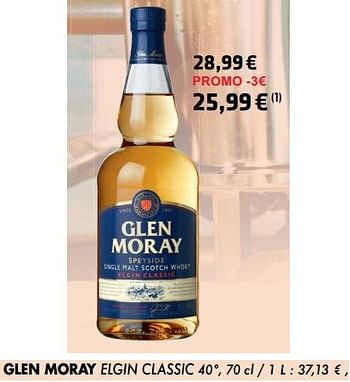 Promoties Glen moray elgin classic - Glen Moray - Geldig van 21/05/2024 tot 10/06/2024 bij Cora