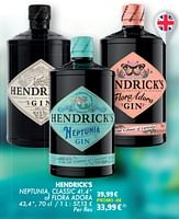 Promoties Hendrick`s neptunia classic of flora adora - Hendrick's - Geldig van 21/05/2024 tot 10/06/2024 bij Cora
