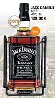 Promoties Jack daniel`s n°7 - Jack Daniel's - Geldig van 21/05/2024 tot 10/06/2024 bij Cora