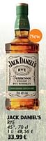 Promoties Jack daniel`s rye - Jack Daniel's - Geldig van 21/05/2024 tot 10/06/2024 bij Cora