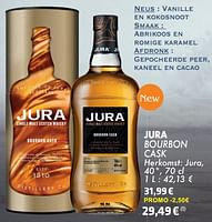 Promoties Jura bourbon cask - Jura - Geldig van 21/05/2024 tot 10/06/2024 bij Cora