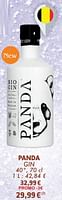 Promoties Panda gin - Panda - Geldig van 21/05/2024 tot 10/06/2024 bij Cora