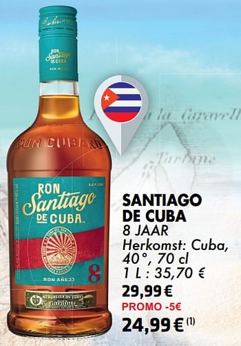 Promoties Santiago de cuba 8 jaar - Santiago de Cuba - Geldig van 21/05/2024 tot 10/06/2024 bij Cora