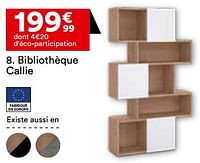 Promotions Bibliothèque callie - Produit Maison - But - Valide de 21/05/2024 à 17/06/2024 chez But