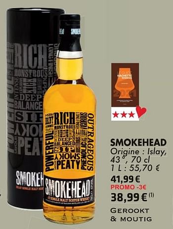 Promoties Smokehead - Smokehead - Geldig van 21/05/2024 tot 10/06/2024 bij Cora