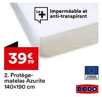 Promotions Protègematelas azurite - DoDo - Valide de 21/05/2024 à 17/06/2024 chez But