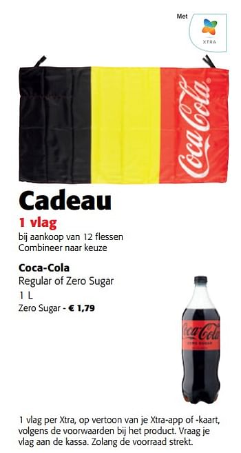 Promoties Coca-cola regular of zero sugar - Coca Cola - Geldig van 22/05/2024 tot 04/06/2024 bij Colruyt