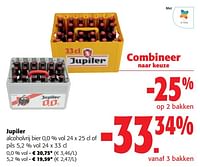 Promoties Jupiler alcoholvrij bier of pils - Jupiler - Geldig van 22/05/2024 tot 04/06/2024 bij Colruyt
