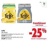 Promoties Leffe alle flesjes - Leffe - Geldig van 22/05/2024 tot 04/06/2024 bij Colruyt