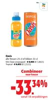 Promoties Oasis alle flessen - Oasis - Geldig van 22/05/2024 tot 04/06/2024 bij Colruyt