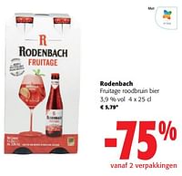 Promoties Rodenbach fruitage roodbruin bier - Rodenbach - Geldig van 22/05/2024 tot 04/06/2024 bij Colruyt