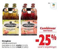 Promoties Strongbow volledig assortiment - Strongbow - Geldig van 22/05/2024 tot 04/06/2024 bij Colruyt