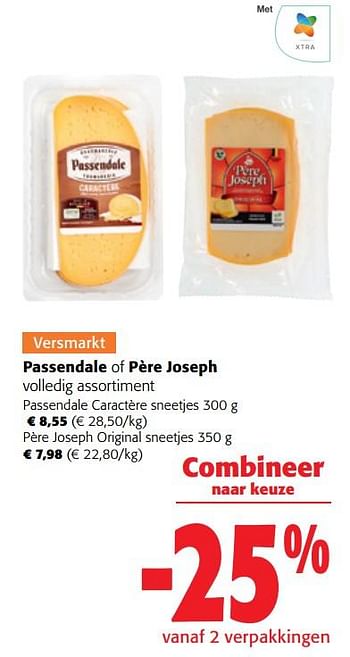 Promotions Passendale of père joseph volledig assortiment - Produit maison - Colruyt - Valide de 22/05/2024 à 04/06/2024 chez Colruyt