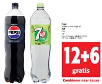 Promoties Pepsi regular of zero sugar of 7up free - Huismerk - Colruyt - Geldig van 22/05/2024 tot 04/06/2024 bij Colruyt