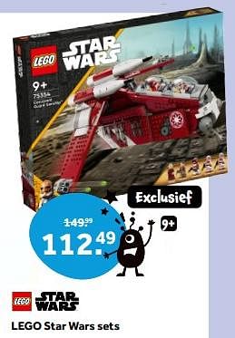 Promoties Lego star wars sets - Lego - Geldig van 11/05/2024 tot 02/06/2024 bij Intertoys