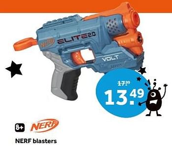 Promoties Nerf blasters - Nerf - Geldig van 11/05/2024 tot 02/06/2024 bij Intertoys