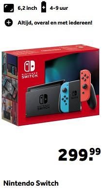 Promoties Nintendo switch - Nintendo - Geldig van 11/05/2024 tot 02/06/2024 bij Intertoys