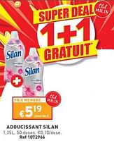 Promotions Adoucissant silan - Silan - Valide de 22/05/2024 à 27/05/2304 chez Trafic