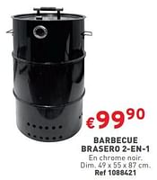 Promotions Barbecue brasero 2-en-1 - Produit maison - Trafic  - Valide de 22/05/2024 à 27/05/2304 chez Trafic