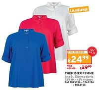 Promotions Chemisier femme - Produit maison - Trafic  - Valide de 22/05/2024 à 27/05/2304 chez Trafic