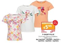 Promotions T-shirt fille - Produit maison - Trafic  - Valide de 22/05/2024 à 27/05/2304 chez Trafic
