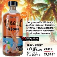 Promotions Beach party liqueur de caramel - Beach - Valide de 21/05/2024 à 10/06/2024 chez Cora