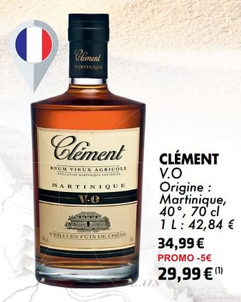 Promotions Clément v.o - Clément - Valide de 21/05/2024 à 10/06/2024 chez Cora