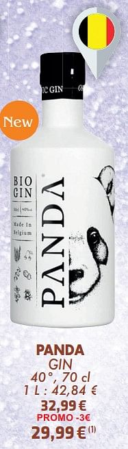 Promotions Panda gin - Panda - Valide de 21/05/2024 à 10/06/2024 chez Cora