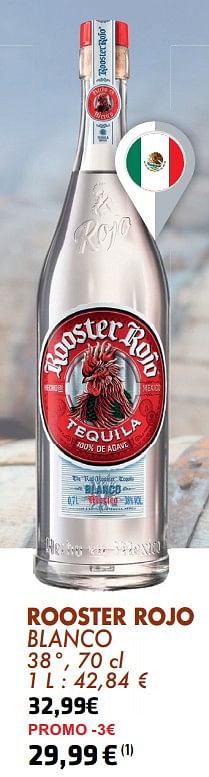 Promotions Rooster rojo blanco - Rooster Rojo - Valide de 21/05/2024 à 10/06/2024 chez Cora