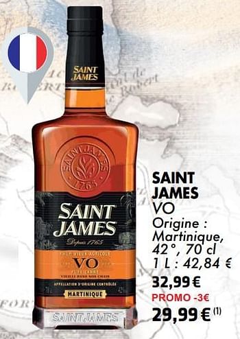 Promotions Saint james vo - Saint James - Valide de 21/05/2024 à 10/06/2024 chez Cora