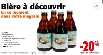 Promotions Chouffe lite bière blonde - Chouffe - Valide de 22/05/2024 à 04/06/2024 chez Colruyt
