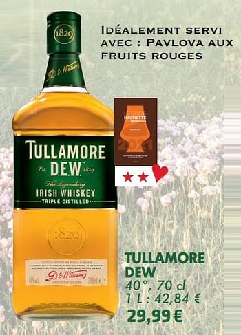 Promotions Tullamore dew - Tullamore Dew - Valide de 21/05/2024 à 10/06/2024 chez Cora