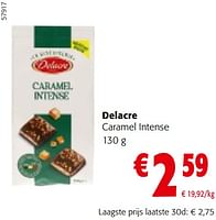 Promoties Delacre caramel intense - Delacre - Geldig van 22/05/2024 tot 04/06/2024 bij Colruyt