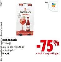 Promoties Rodenbach fruitage - Rodenbach - Geldig van 22/05/2024 tot 04/06/2024 bij Colruyt