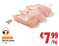 Promotions Filet de poulet - Produit maison - Colruyt - Valide de 22/05/2024 à 04/06/2024 chez Colruyt