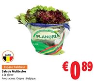 Promotions Salade multicolor - Produit maison - Colruyt - Valide de 22/05/2024 à 04/06/2024 chez Colruyt