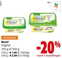 Promoties Becel original - Becel - Geldig van 22/05/2024 tot 04/06/2024 bij Colruyt