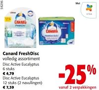 Promoties Canard freshdisc volledig assortiment - Canard WC - Geldig van 22/05/2024 tot 04/06/2024 bij Colruyt