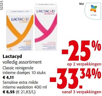Promoties Lactacyd volledig assortiment - Lactacyd - Geldig van 22/05/2024 tot 04/06/2024 bij Colruyt