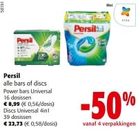 Promoties Persil alle bars of discs - Persil - Geldig van 22/05/2024 tot 04/06/2024 bij Colruyt