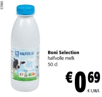 Promoties Boni selection halfvolle melk - Boni - Geldig van 22/05/2024 tot 04/06/2024 bij Colruyt